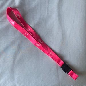women’s pink nike lanyard